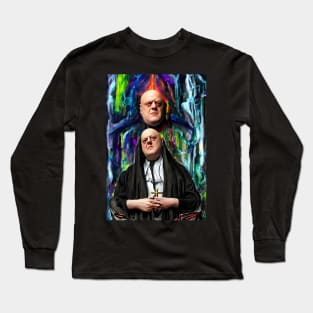 Cyberpunk Aleister Crowley The Great Beast of Thelema painted in a Surrealist and Impressionist style Long Sleeve T-Shirt